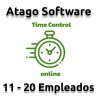Time Control De Presencia Atago En La Nube 11-20 Empleados ( Anual )