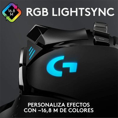 Raton Logitech G502 Hero Optico Usb Gaming Black