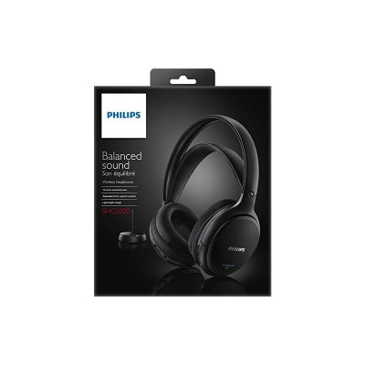 Auriculares Philips Radiofrecuencia Shc5200 Black