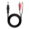 Cable Audio Nanocable Jack 3.5 M/2rcam 1.5m
