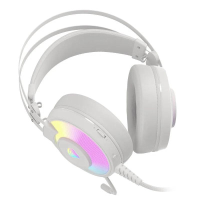 Auriculares + Microfono Genesis Neon 600 Gaming Usb White Rgb