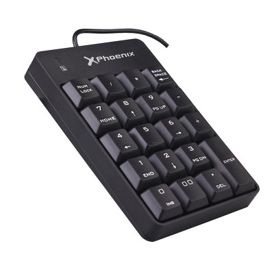 Teclado Numerico Phoenix Keypad Usb 19 Teclas Black