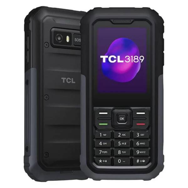 Smartphone Tcl 3189 2.4 64mb/128mb/ip68/rugged Grey