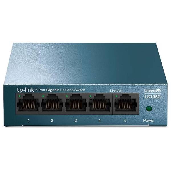 Switch Tp-link Gigabit 5 Puertos Ls105g Metalico