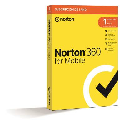 Norton 360 Mobile Es 1 User 1 Device 1 Año L. Electronica