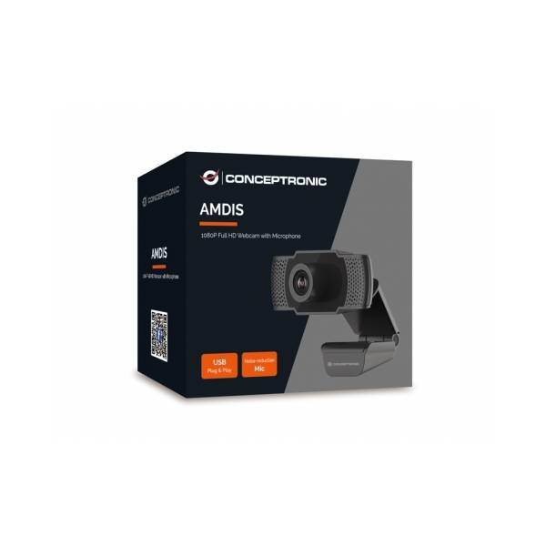 Webcam Conceptronic Fhd Usb Autofoco Micro (amdis01b)