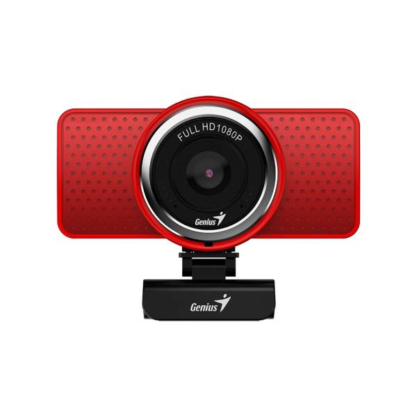 Webcam Genius Ecam 8000 2mp Fhd Roja
