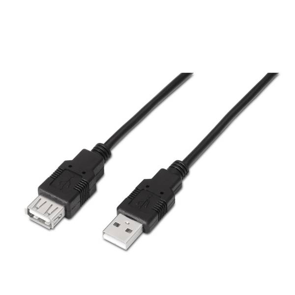 Cable Aisens Usb2.0 A/m-a/h 3m Negro