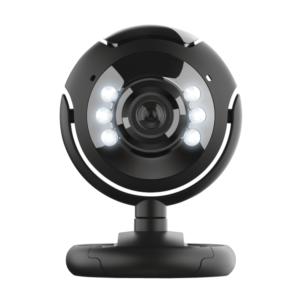 Webcam Trust Spotlight Usb 2.0 Micrófono Negra