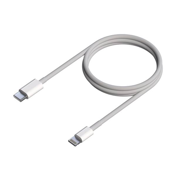 Cable Aisens Lightning/m-usb C/m 0.5m Blanco