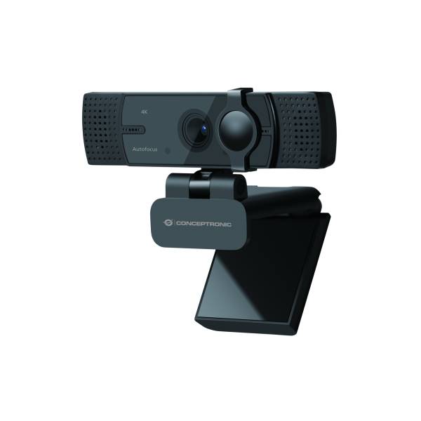 Webcam Conceptronic 4k Usb Micrófono Negra