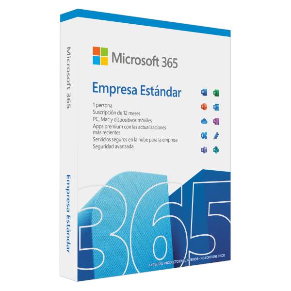 Microsoft 365 Business 1 Año 1u 5 Disp
