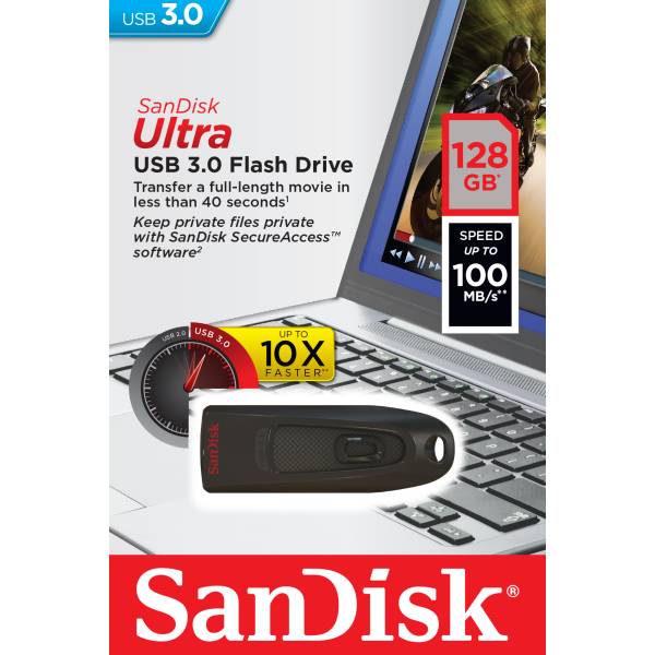Pendrive Sandisk Ultra 128gb Usb 3.0