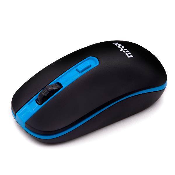 Ratón Nilox Wireless 1000dpi Negro/azul