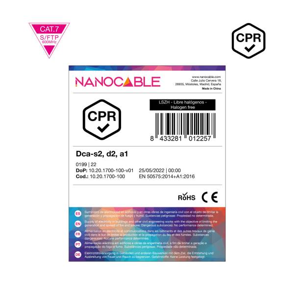 Cable Red Nanocable Cat7 Sftp 100m
