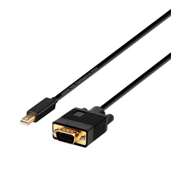 Cable Aisens Mini Dp/m A Vga/m 2m Negro