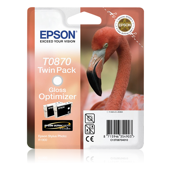 Tinta Epson T0870 Optimizador Brillo X2