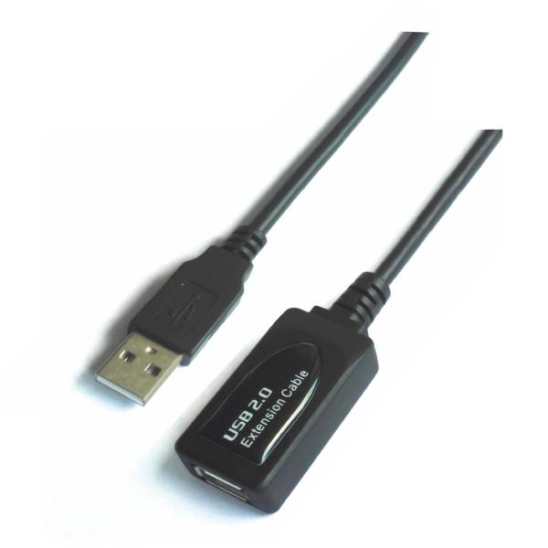 Cable Aisens Usb2.0 Tipo A/m-a/h 5m Negro