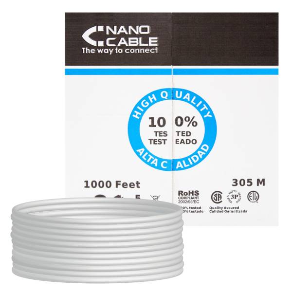 Nanocable Red Cat.6 Utp Awg24 305m