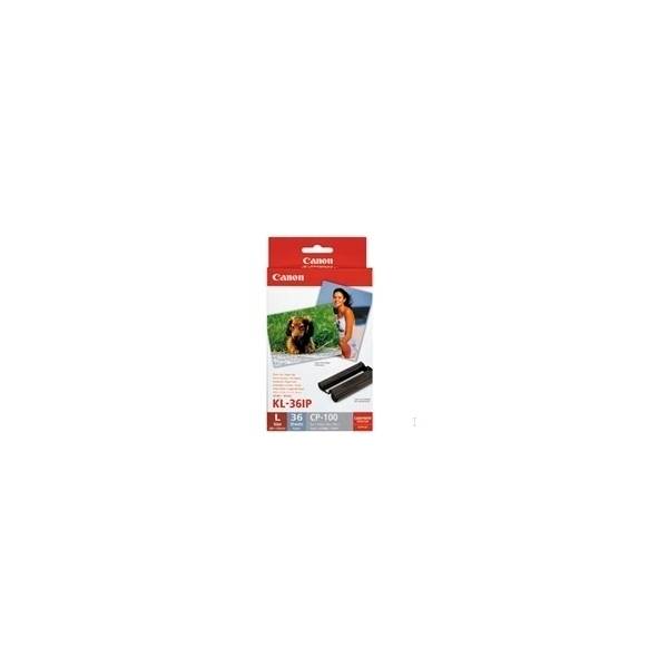 Pack Canon Tinta Kl-36ip/36 Hojas 89x119mm (7738a001)