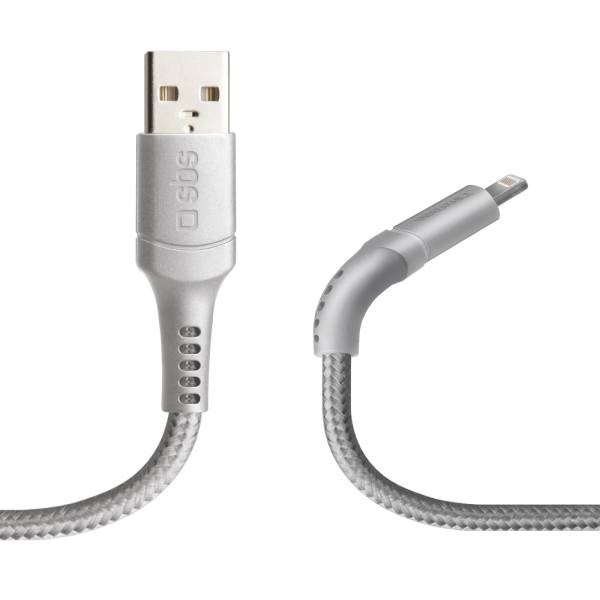 Cable Sbs Usb A Lightning 1m Gris