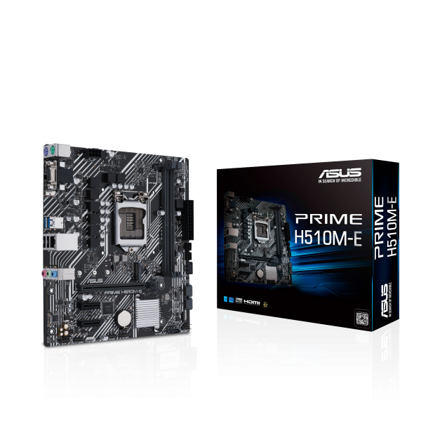 Asus Prime H510m-e:(1200) 2ddr4 Hdmi Vga Dp Rj45 Matx