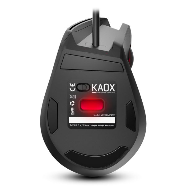 Ratón Vertical Gaming Krom Kaox Rgb Usb-a