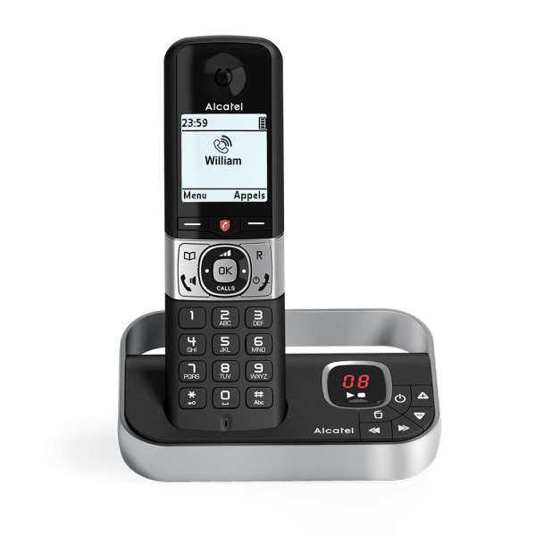 Teléfono Inalámbrico Alcatel F890 Negro