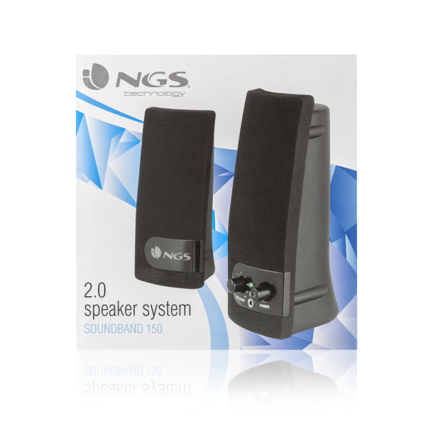 Altavoces Ngs Multimedia 2.0 4w 3.5mm Negro