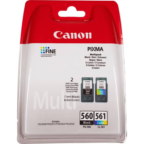 Canon Pg-560 / Cl-561 Pack Negro / Color