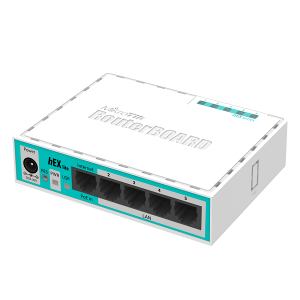Router Mikrotik Hex Lite Ethernet Lan Blanco