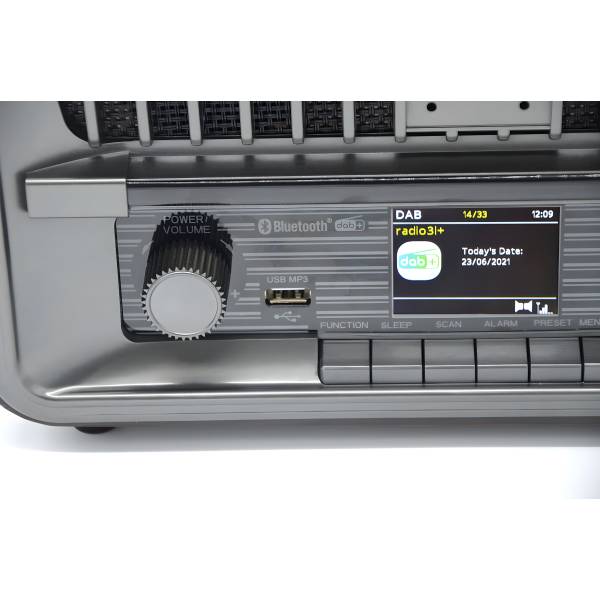 Roadstar Hra-270 D+bt Radio Retro Con Dab+, Bluetooth Y Usb