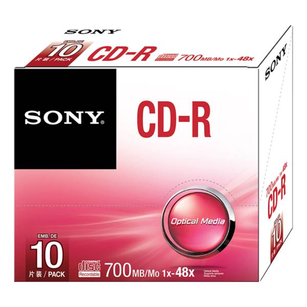 Sony Cd-r80 48x 700 Mb (pack De 10)