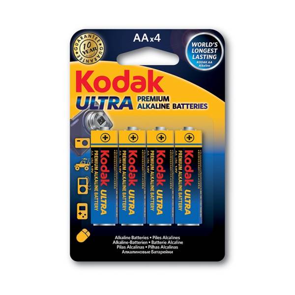 Kodak Lr-06 Aa Ultra Alkalina 4 Unds (30959514)