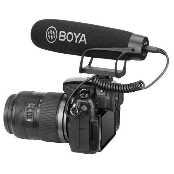 Boya By-bm2021 Micrófono Cardioide Para Smartphone Y Cámaras