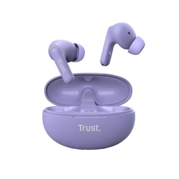 Auriculares Trust Yavi Earbuds Enc Bluetooth Wireless Purple