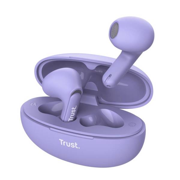 Auriculares Trust Yavi Earphones Enc Bluetooth Wireless Purple