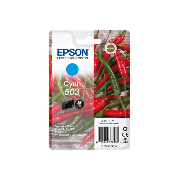 Tinta Epson 503 Cian 3.3ml