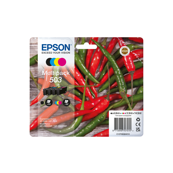 Tinta Epson 503 Pack Negro/tricolor