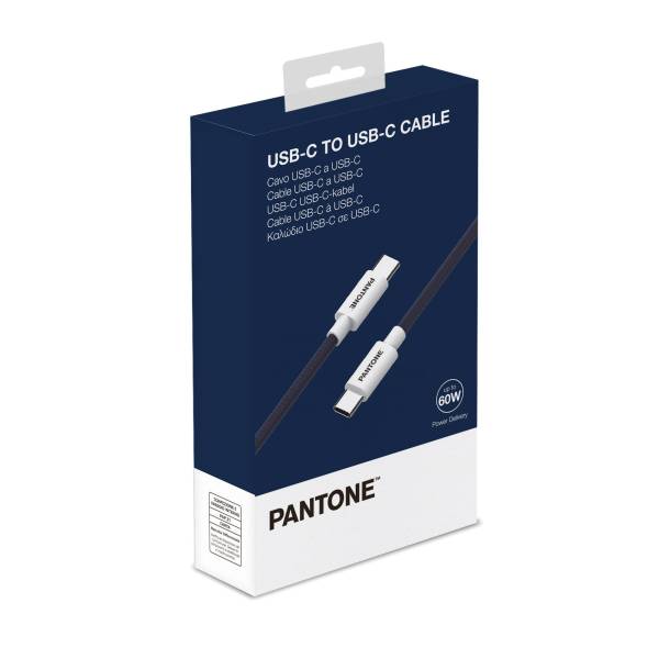 Cable Pantone Usb-c A Usb-c Azul Oscuro