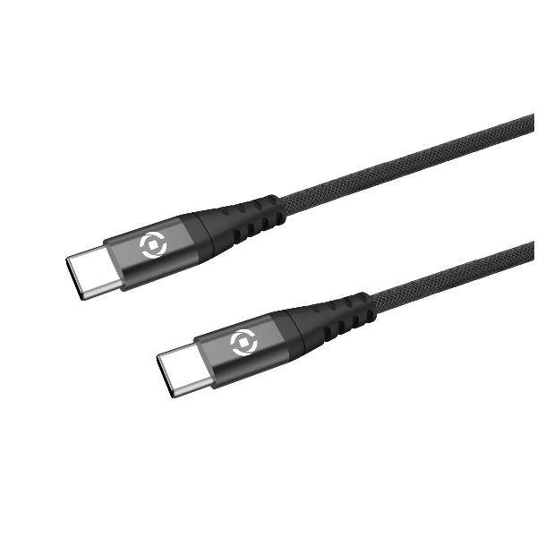 Cable Celly Usb-c A Usb-c 1m Negro