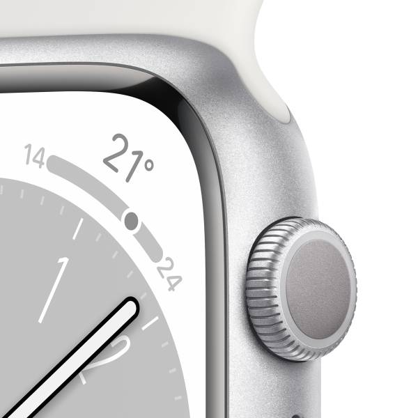 Apple Watch S8 Bt Gps 45mm Plata/blanco