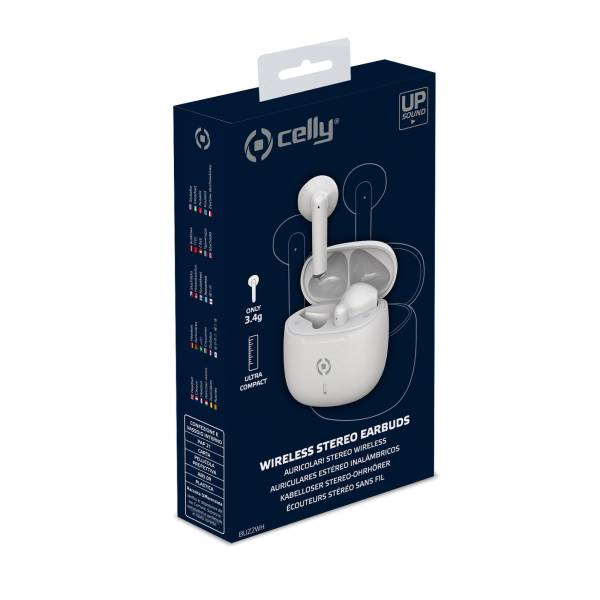 Auriculares Celly Earbuds Tws Bt 5.3 Blancos