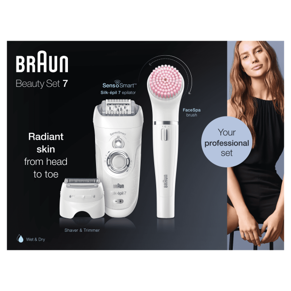 Braun Se 7-875 Depiladora Silk-épil Senso Smart Beauty Set