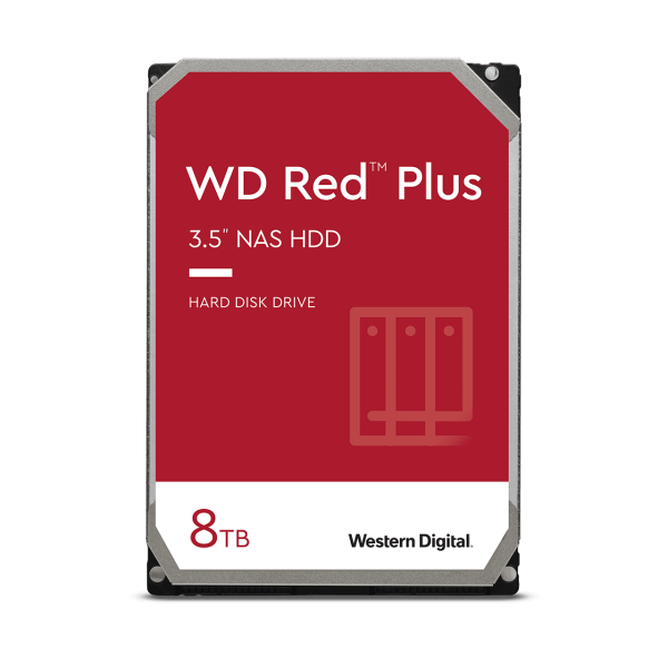 Disco Wd Red Plus 3.5" 8tb Sata3 128mb