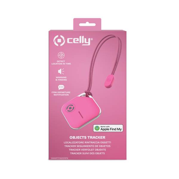 Smart Tag Celly Finder Rosa
