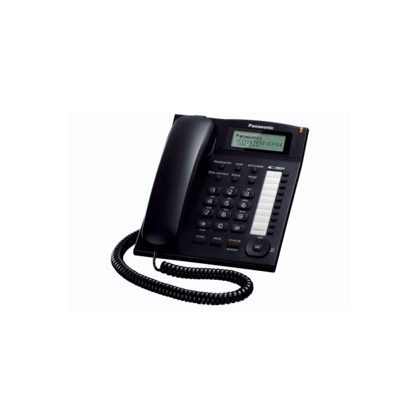 Panasonic Kx-ts880exb Teléfono Fijo Con Pantalla Y Altavoz Negro