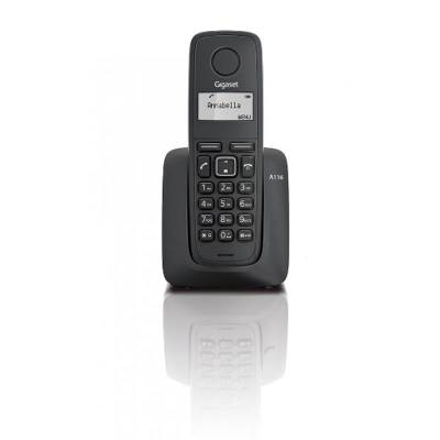 Telefono Fijo Gigaset A116 Neo Wireless Black